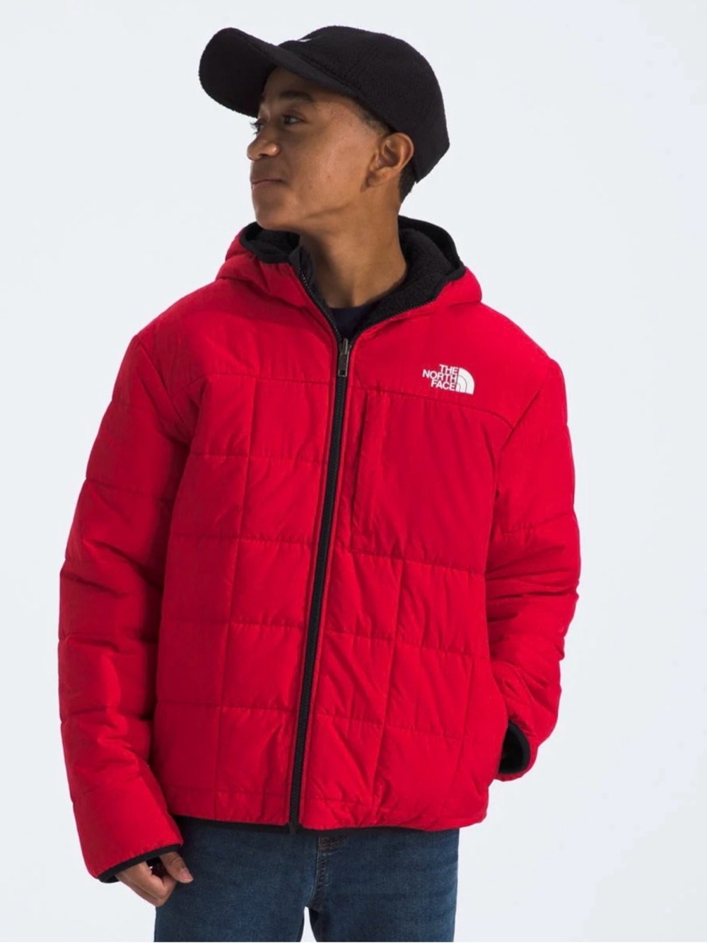 The North Face Kids Boys' Reversible Shasta Full Zip Hooded Jacket